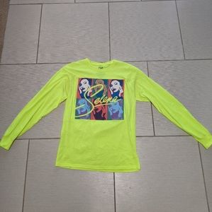 Neon yellow medium Selena long sleeve from Forever 21